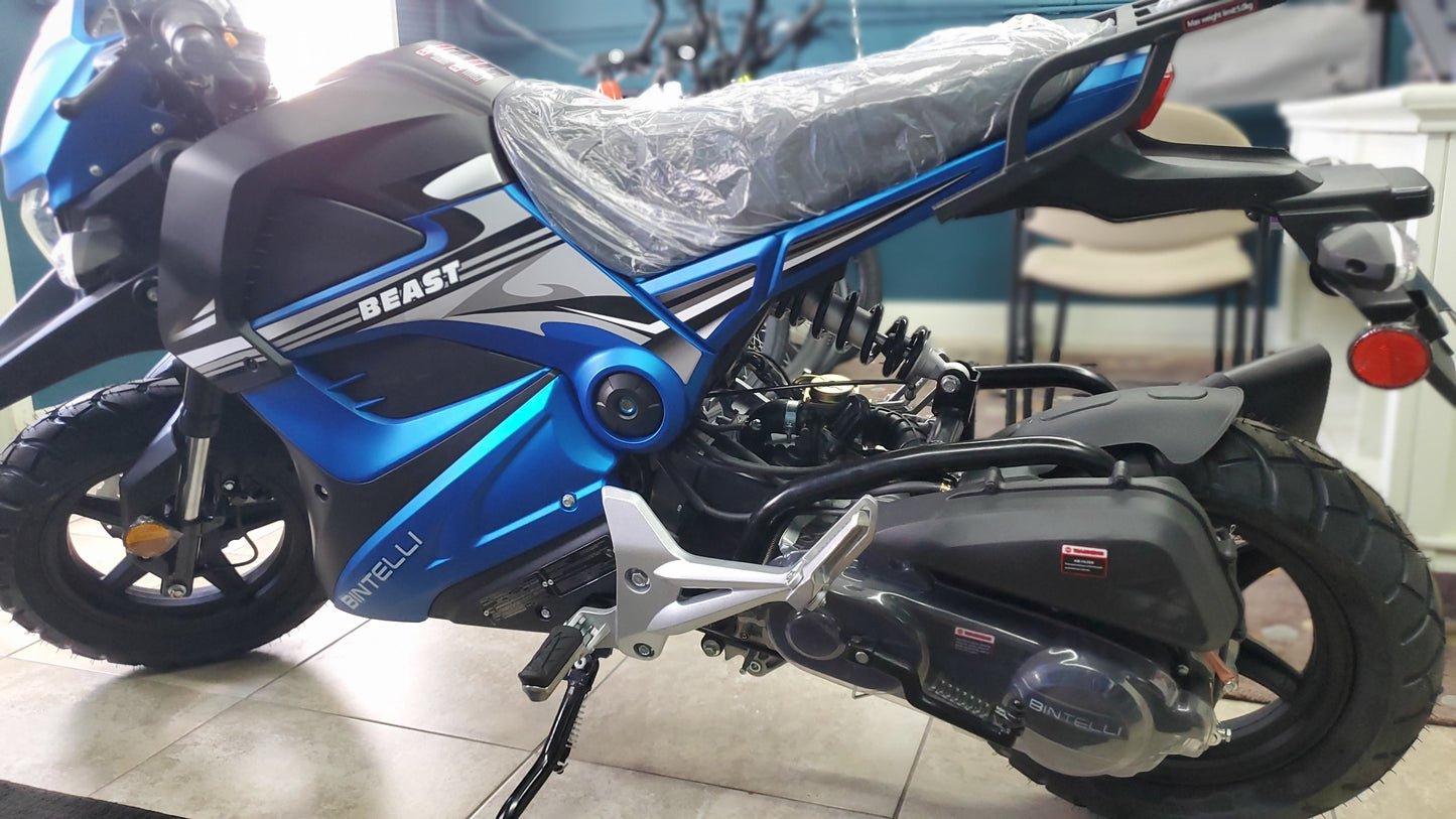 2022 BINTELLI BEAST 49cc -  Blue Color - See it in Store Today